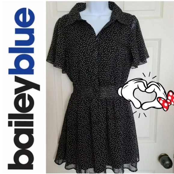 bailey blue Dresses & Skirts - NWOT Bailey Blue Polka Dot Dress